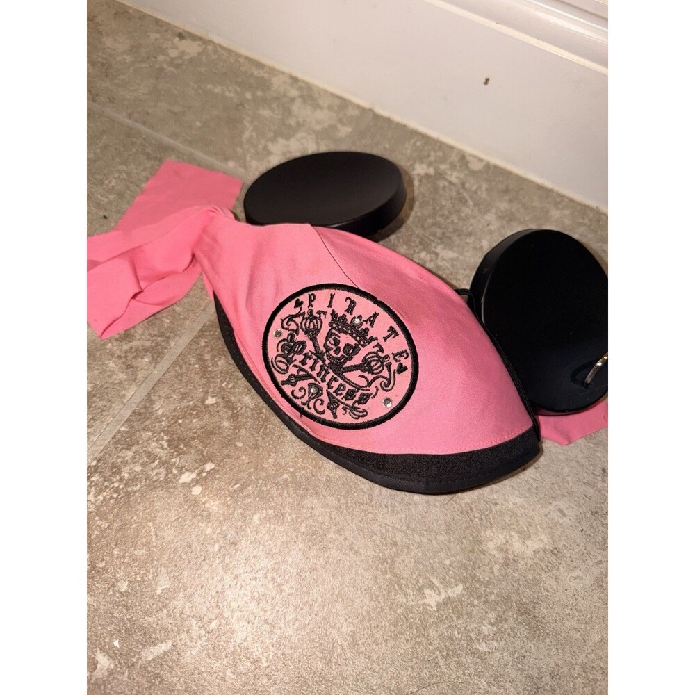Walt Disney World Pirate Princess Mickey Mouse Ears Ear Hat Youth 2007 Rare Pink